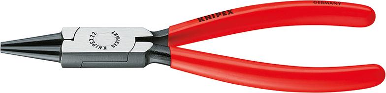 KNIPEX Rundzange, Kopf poliert, Griffe mit Kunststoff überzogen