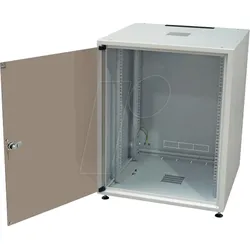 EFB OFF-1566GR - 19" Netzwerkschrank OFFICE, 15 HE, Tiefe 600 mm