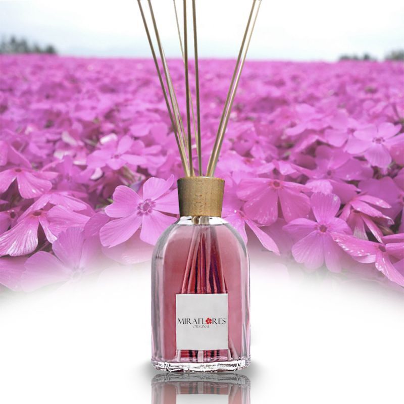 Muschio Rosa Profumatore E Diffusore Di Essenze Per Ambienti Con Bastoncini 100 Ml