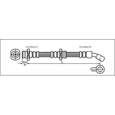 METZGER AUTOTEILE Bremsschlauch 4110073 für Suzuki