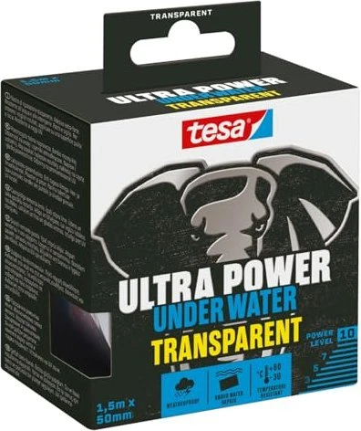 tesa Ultra Power Under Water Gewebeband transparent 50,0 mm x 1,5 m 1 St.
