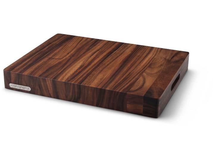 Schneidebrett CONTINENTA, braun (holzfarben), B:36cm H:6cm L:48cm, Massivholz, Schneidebretter, Schneidebrett, Hackblock/Akazie