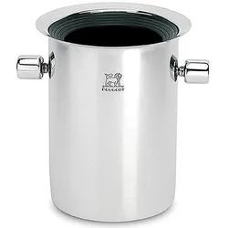 Peugeot Champagnerkühler mit Kühlakku, Flaschenkühler, Silber
