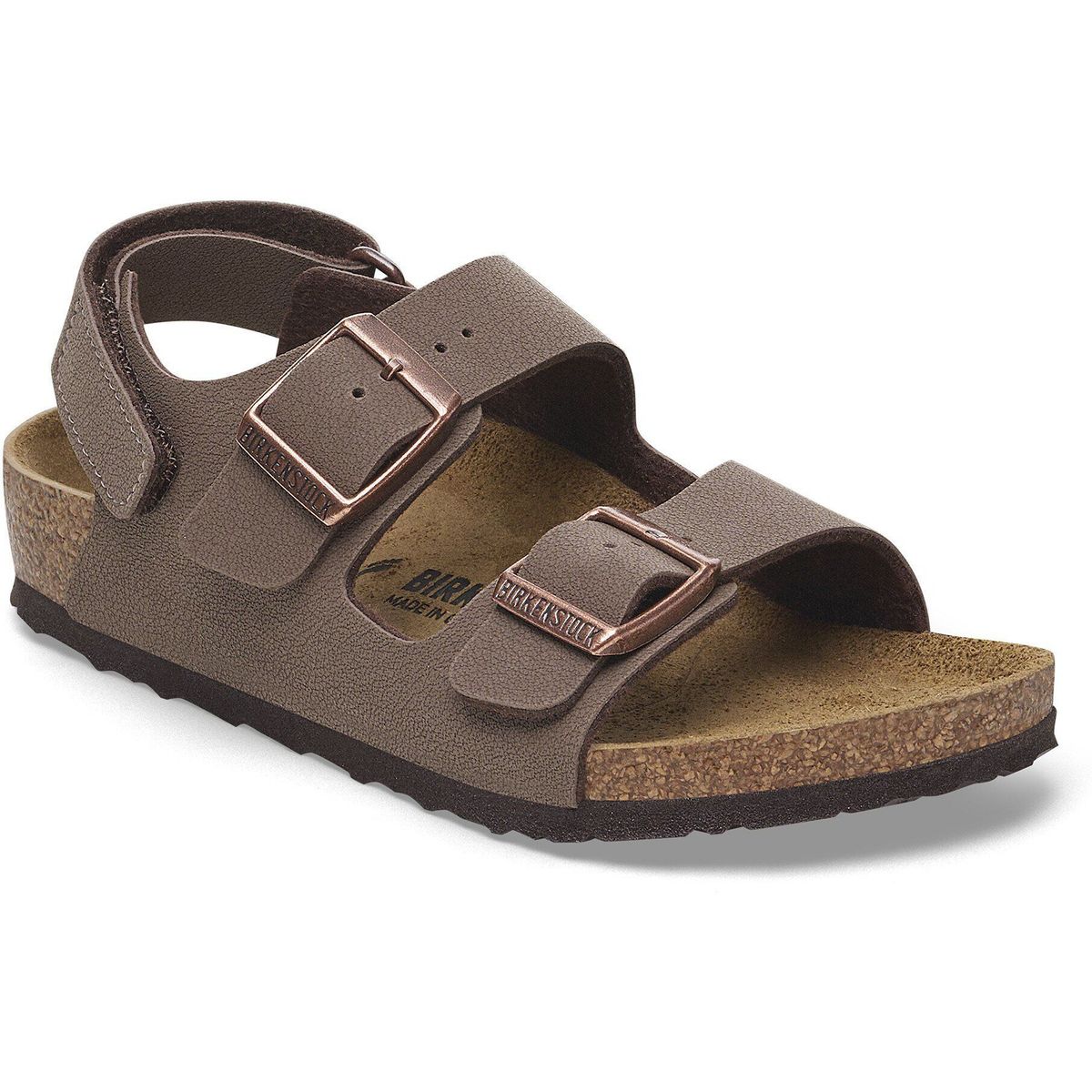 Birkenstock Milano Kids Birkibuc Boys mocca (200) Normal 31 1029375-200-31