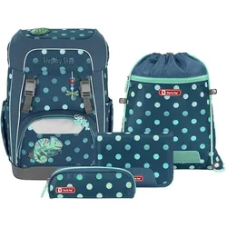 Step by Step Giant Schulranzen-Set, Tropical Chameleon, 5-teilig