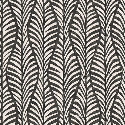 Tempaper Block Print Leaves Peel and Stick Wallpaper