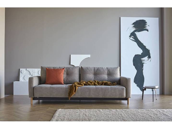 Schlafsofa Pyxis Braun Webstoff Phobos 232 x 85 x 114cm Modern