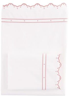 Arlette Embroidered Sheet Set - Woodrose, King - Ballard Designs