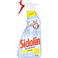 Sidolin streifenfrei Zitrus Glasreiniger mit Sprühpistole 500 ml Sprühflasche