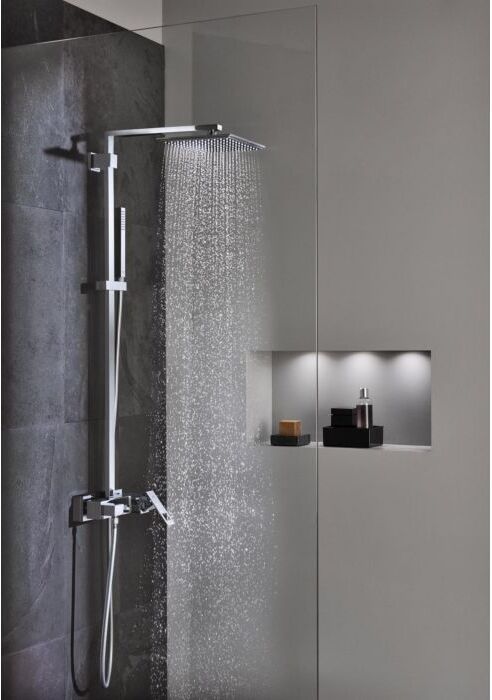 Grohe Euphoria Cube 230 Duschsystem 23147001 chrom, mit Einhandmischer für Wandmontage