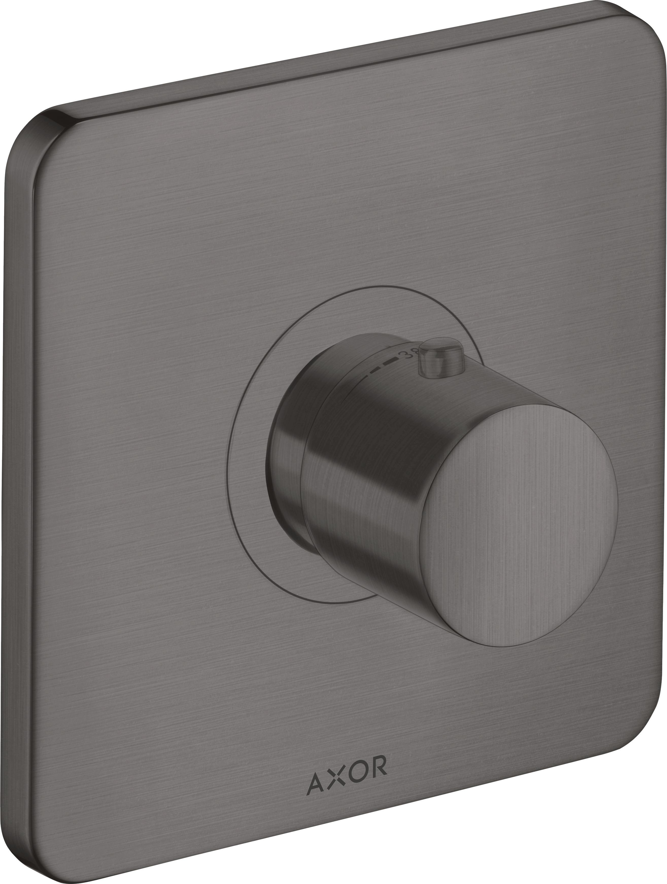 hansgrohe Fertigset Axor Citterio M UP-Thermostat, brushed black chrome