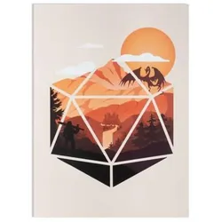 Crit Stones The D20 Hero Greeting Card