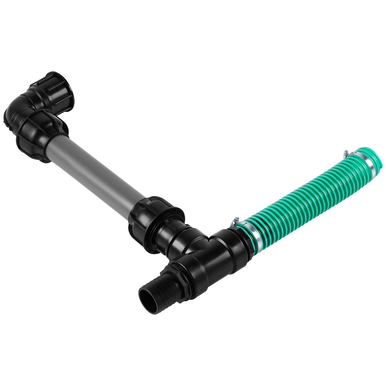 REKUBIK IBC Adapter S60x6 - 1 IBC Erweiterung hintereinander Tankverbindung Schlauch 50mm (2")