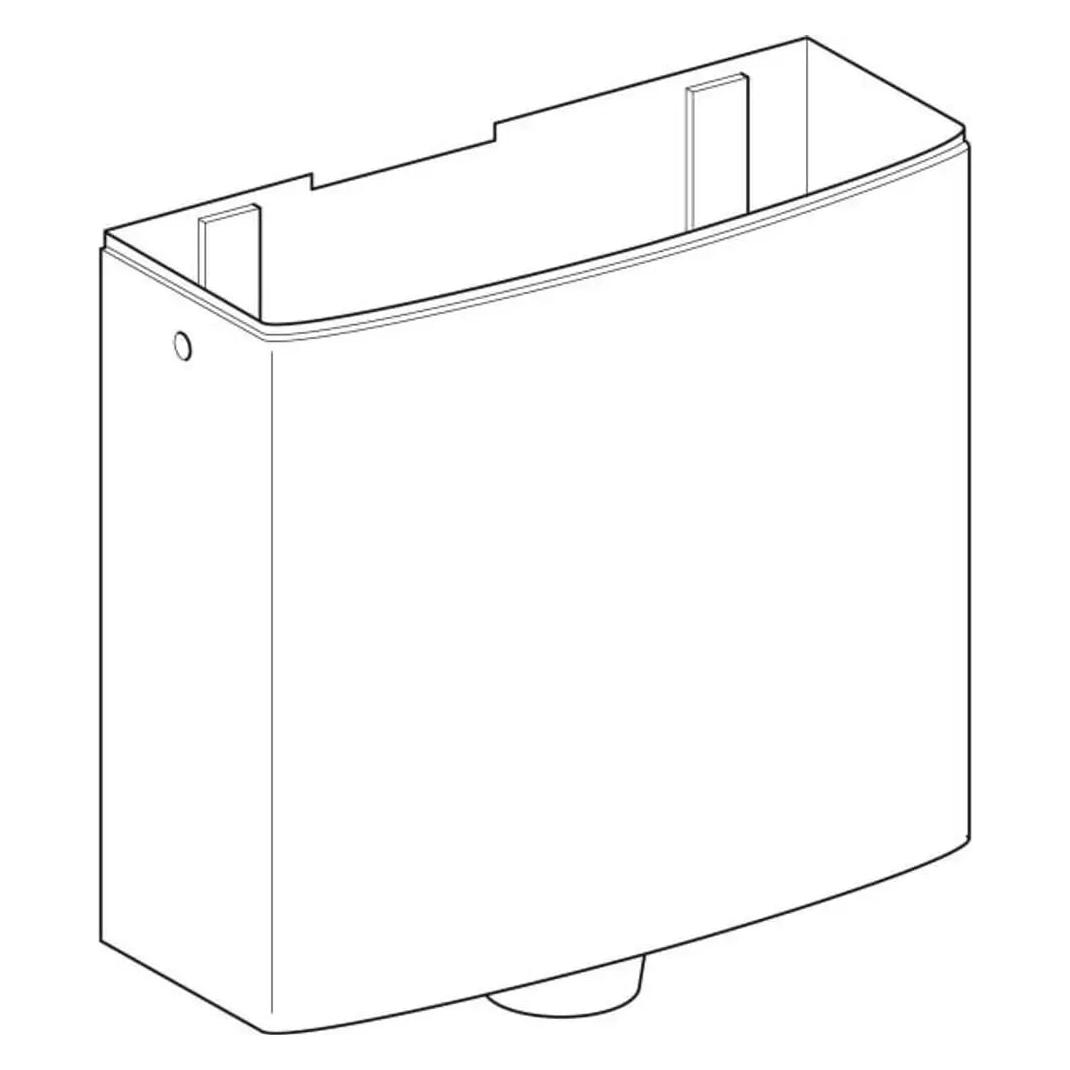 Geberit KS-Spülkasten RENOVA Nr. 1 für Aufsatzmontage weiss (521030000)