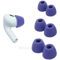 Comply Airpods ProGen1&2 Electric Purple Assort (Apple AirPods Pro (1st Gen.), Apple AirPods Pro (2nd Gen.)), Kopfhörer Ersatzteile, Violett