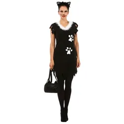 Katzenkostüm "Black Cat" für Damen