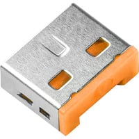 ESSENTIAL USB-A Port Lock (UL03), Einsteckschloss Farbcode Orange, 100 Stück