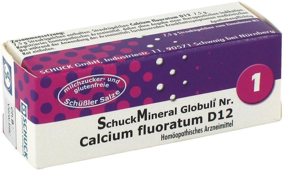 Schuckmineral Globuli 1 Calcium fluoratum D12