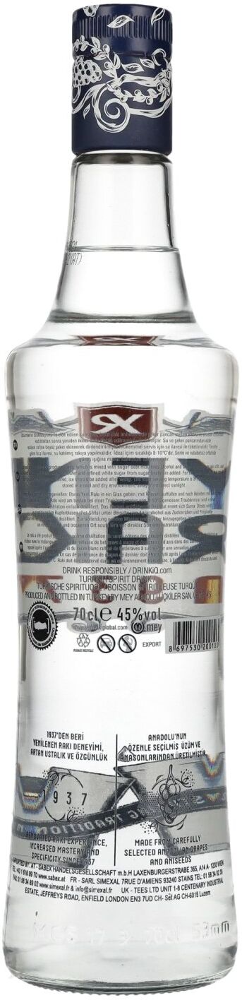 Yeni Raki 45% Vol. 0,7l