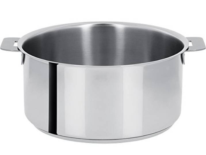 Cristel - F22Q Faitout INOX 22cm sans poignée Amovible - Collection Mutine