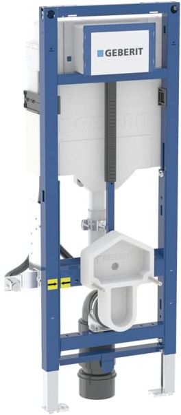Geberit Duofix Wand-WC-Element 111396006 Unterputz-Spülkasten 12cm, barrierefrei WC höhenverstellbar, mit Sigma