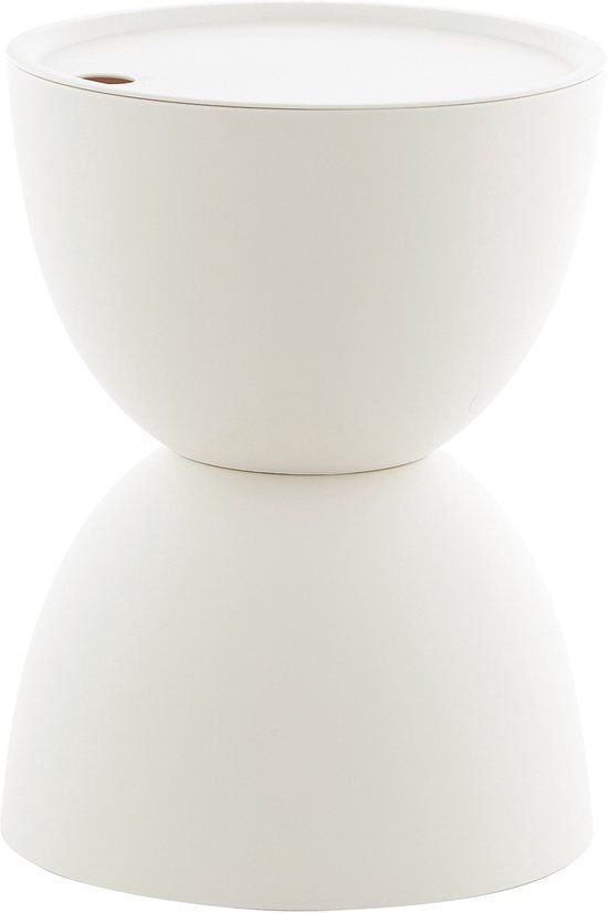 Kick bijzettafel TESS - Rond - Wit - Outdoor coating