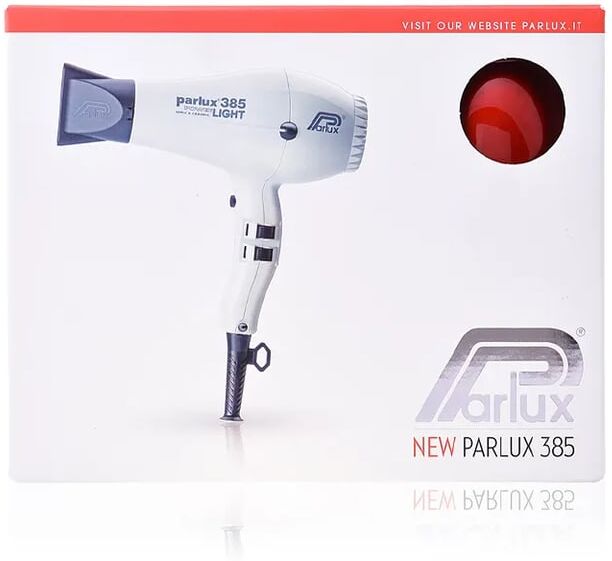 Parlux Hair Dryer 385 powerlight ionic & ceramic red