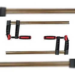 Vago-Tools 2x Profi Schraubzwinge 500x120 Zwinge Temperguß