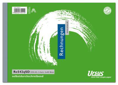 Format Rechnungsbuch A5 2x40 quer