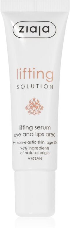 Ziaja Lifting Solution Lifting-Serum Für Lippen und Augenumgebung 30 ml