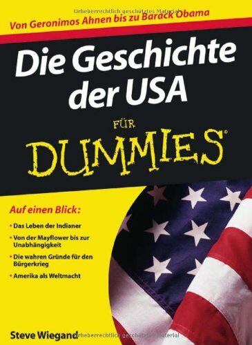 Steve Wiegand - Die Geschichte der USA für Dummies (Fur Dummies) - Preis vom 09.10.2026 07:28:09 h