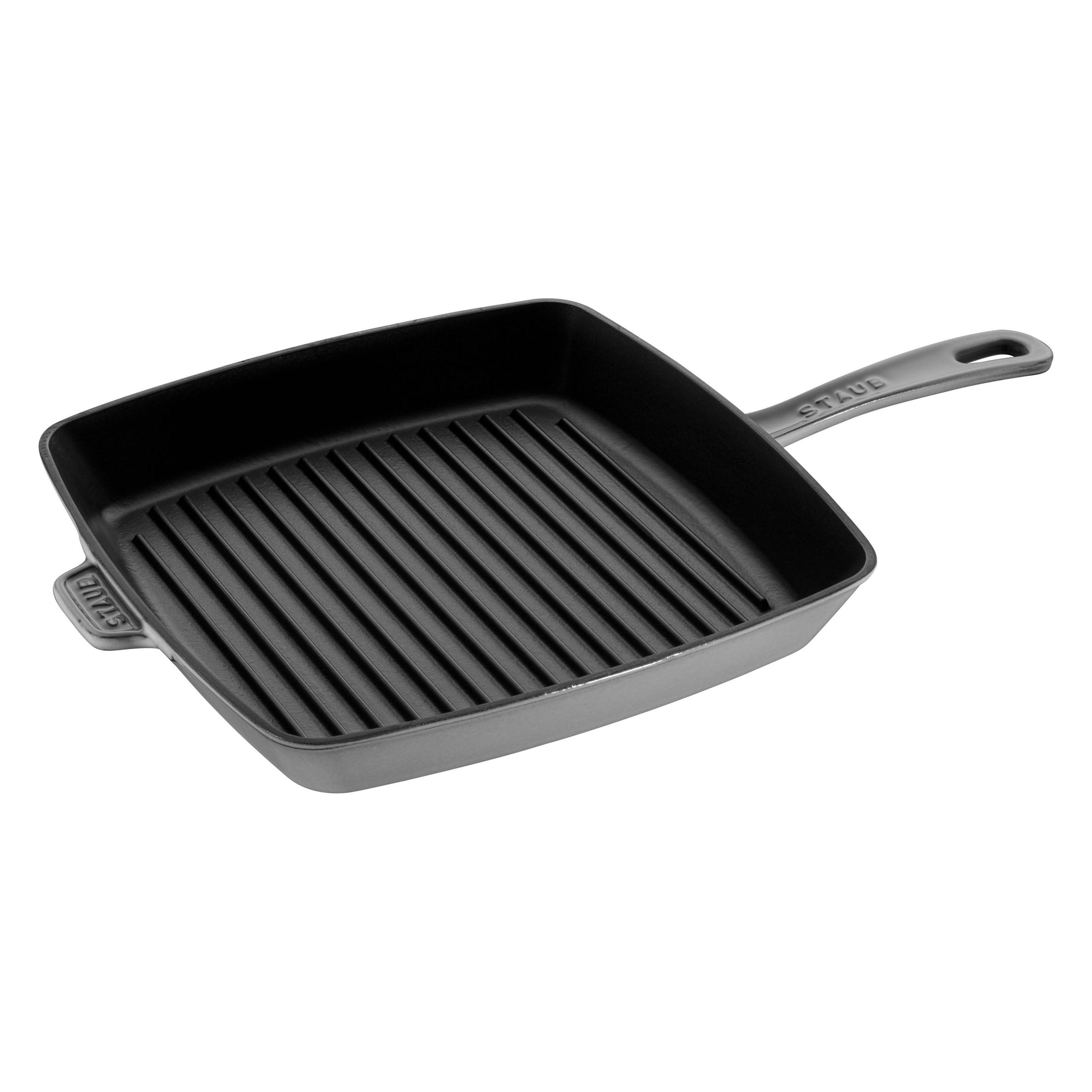 Staub American Grillpfanne 30 cm, Graphit-Grau, Gusseisen (Grillpfanne, Gusseisen, 30 x 6 cm) (40501-109-0)