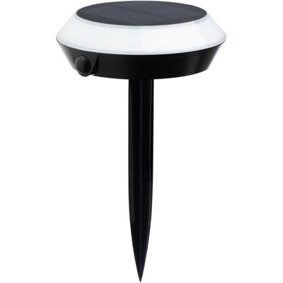 Gartenleuchte LUXFORM "Luxform Solar Tapio Smart", schwarz, B:15,5cm H:48cm L:15,5cm, Leuchten, Gartenleuchte, LED-Gartenleuchte, Solarenergie, RGB, Smarthome, kabellos