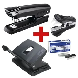 OTTO Office Büroset »Ablage« (Locher-Tacker-Enklammerer) silber