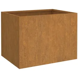 vidaXL Pflanzkübel 62x47x46 cm Cortenstahl