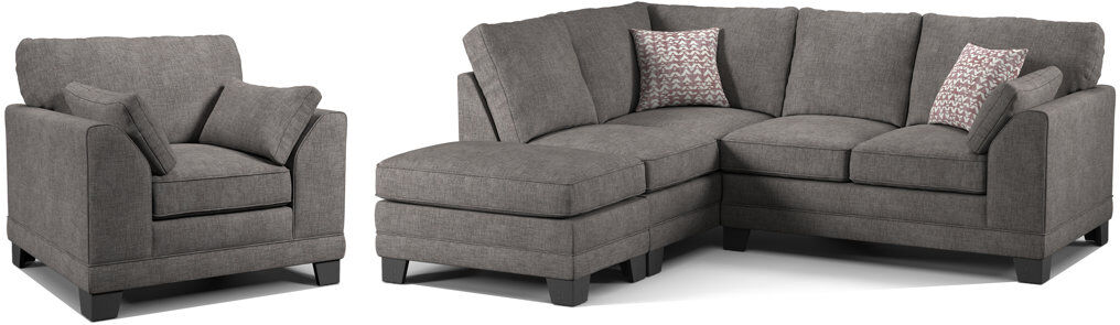 Brayden Studio Atenas 2 Piece Standard Living Room Set Charcoal 2