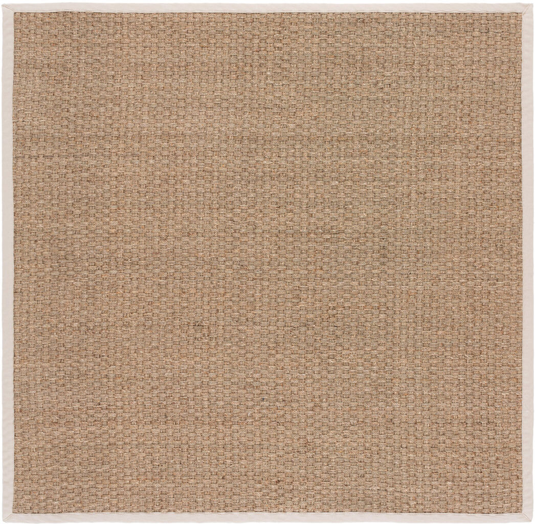 Highland Dunes Delapena Area Rug Natural/Brown Square 152 cm