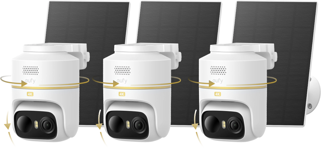 eufyCam C37 édition 4K (Pack de 3 caméras)