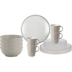 Brunner Lunch Box Geschirr-Set 16-tlg. amandè für 4 Personen