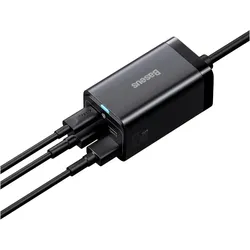 Baseus Quick Charger GaN3 Pro (65 W, 4 Ports), USB Ladegerät, Schwarz