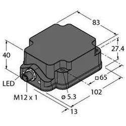 Turck Sensor NI75UQ80WDVP6X2H1141