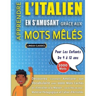 MOTS MÊLÉS GROS CARACTÈRES POUR ADULTES EN ITALIEN - ÉDITIONS JEUX DELTA - Un Cahier de Jeux avec 2000 Mots Cachés Géants en GRAND FORMAT - Mots