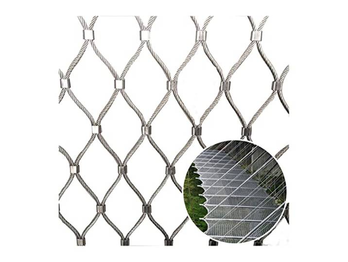 ZXHKZDX 304 Edelstahl-Seilnetz, Balkon Begrenzung Dekor Schutz Zaun, Absturzsicherung In Großer Höhe Sicherheitsnetz Für Fußballplatz Garten (Farbe : 20cm, Größe : 3x8m)