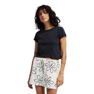 Shorts BILLABONG "Wanderer", Damen, Gr. M, Normalgrößen, weiß cap, Obermaterial: 100% Baumwolle., Hosen Shorts
