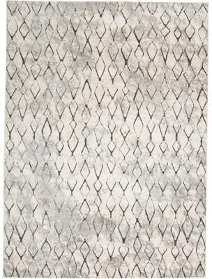 Grand Bazaar Kiba Machine Made Diamond Transitional Area Rug