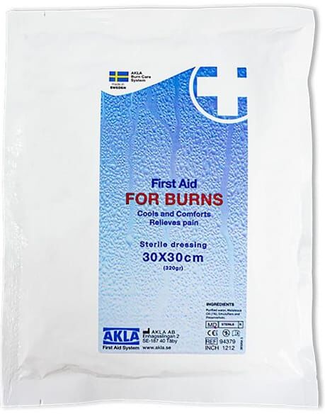 BrÃ¤nnskadekompress FOR BURNS 30x30