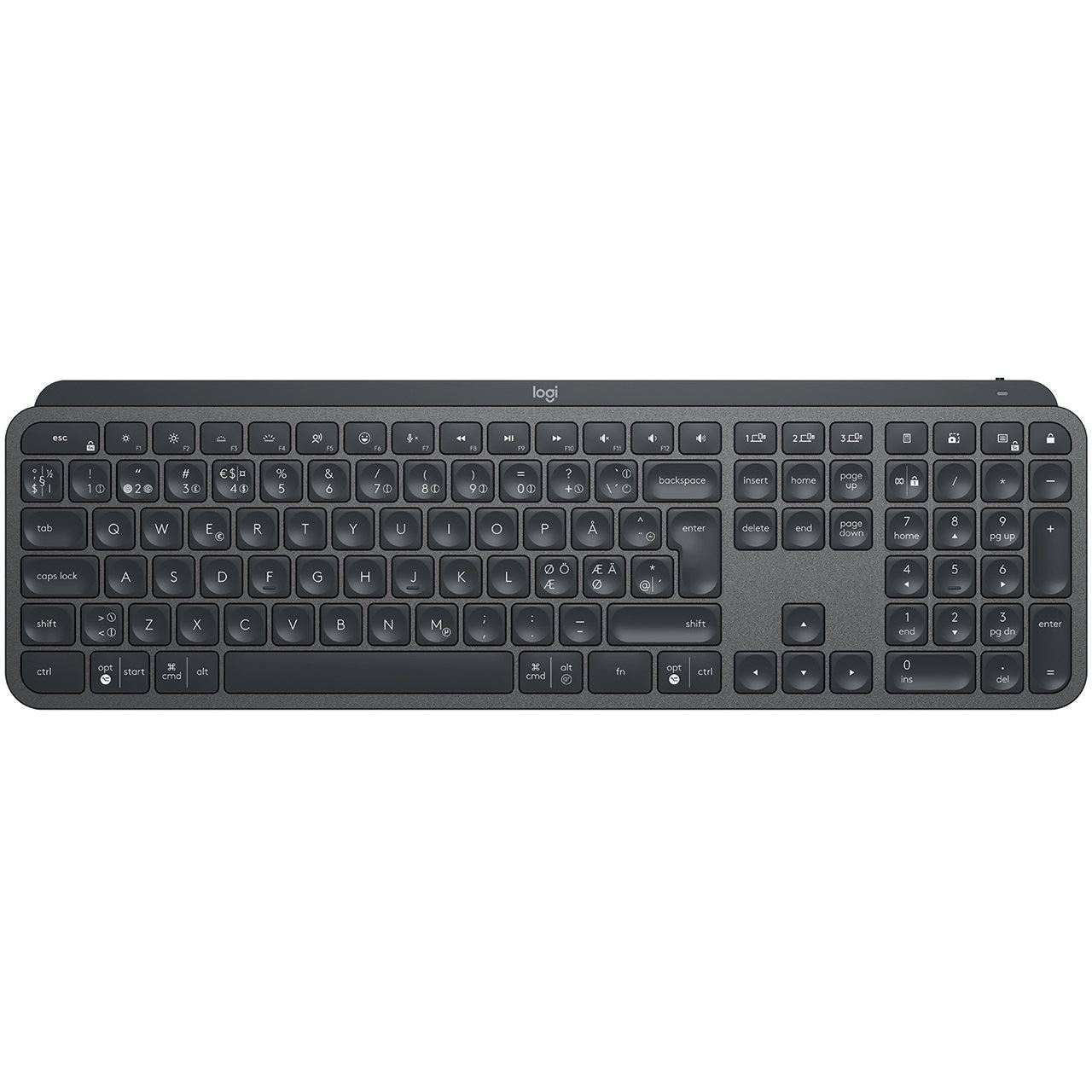 LOGITECH MX KEYS FOR BUSINESS - GRAPHITE Pan-Nordic
