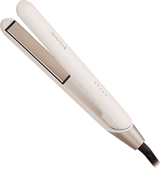 REACONDICIONADO Seminuevo Muy bueno Plancha de pelo - Remington Shea Soft S4740, Revestimiento cerámica, Temperatura digital máx 230 °C, Beige