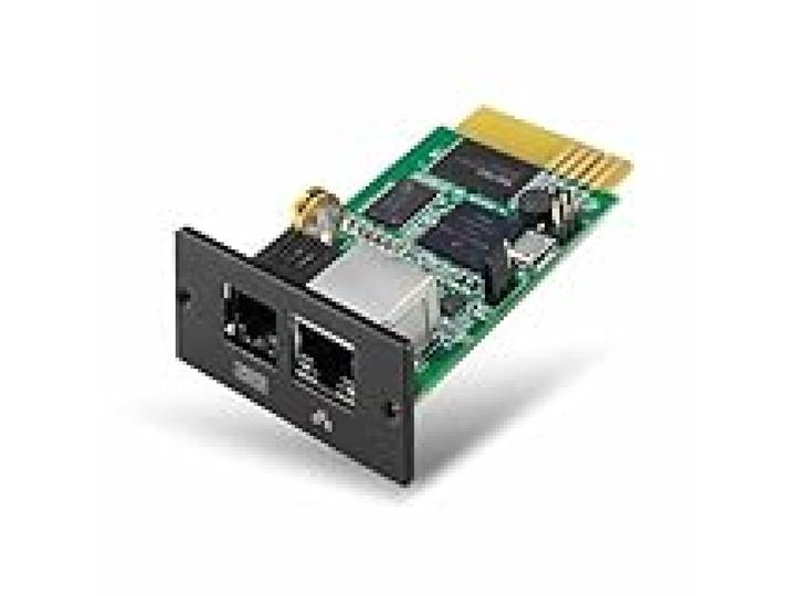 V7 Carte réseau SNMP pour onduleurs Noir/Vert UPSSNMP1-1N