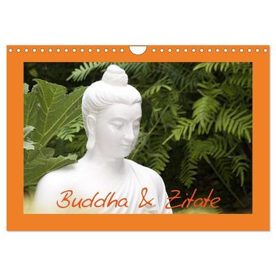 Buddha & Zitate (Wandkalender 2027 DIN A4 quer), CALVENDO Monatskalender